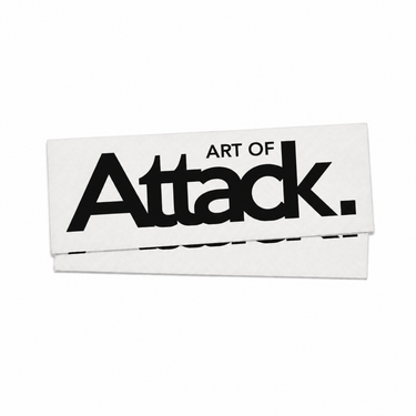 ATTACK DIE CUT STICKERS - 6IN