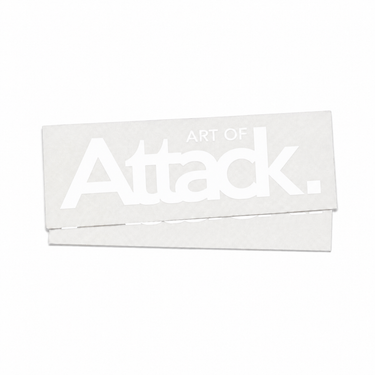 ATTACK DIE CUT STICKERS - 6IN