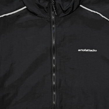 REFLECTIVE WINDBREAKER JACKET (BLACK)